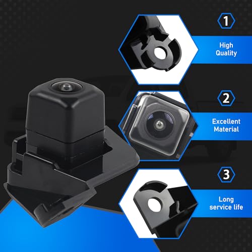 Image of 6Pin Backup Camera Parking Aid Camera Compatible with 2014 2015 Toyota Tacoma Base Pre Runner TRD Rear View Camera Replaces 86790-04021 8679004021 86790-04020 8679004020