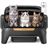 Meowant Extra Large Automatic Litter Box, Infrared Scanning and Anti-Pinch