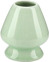 1 peça suporte de cerâmica matcha batedor para bambu matcha chasen quatro cores suporte de batedor de cerâmica para acessórios de conjunto de chá (3.12.82.8in) (verde)