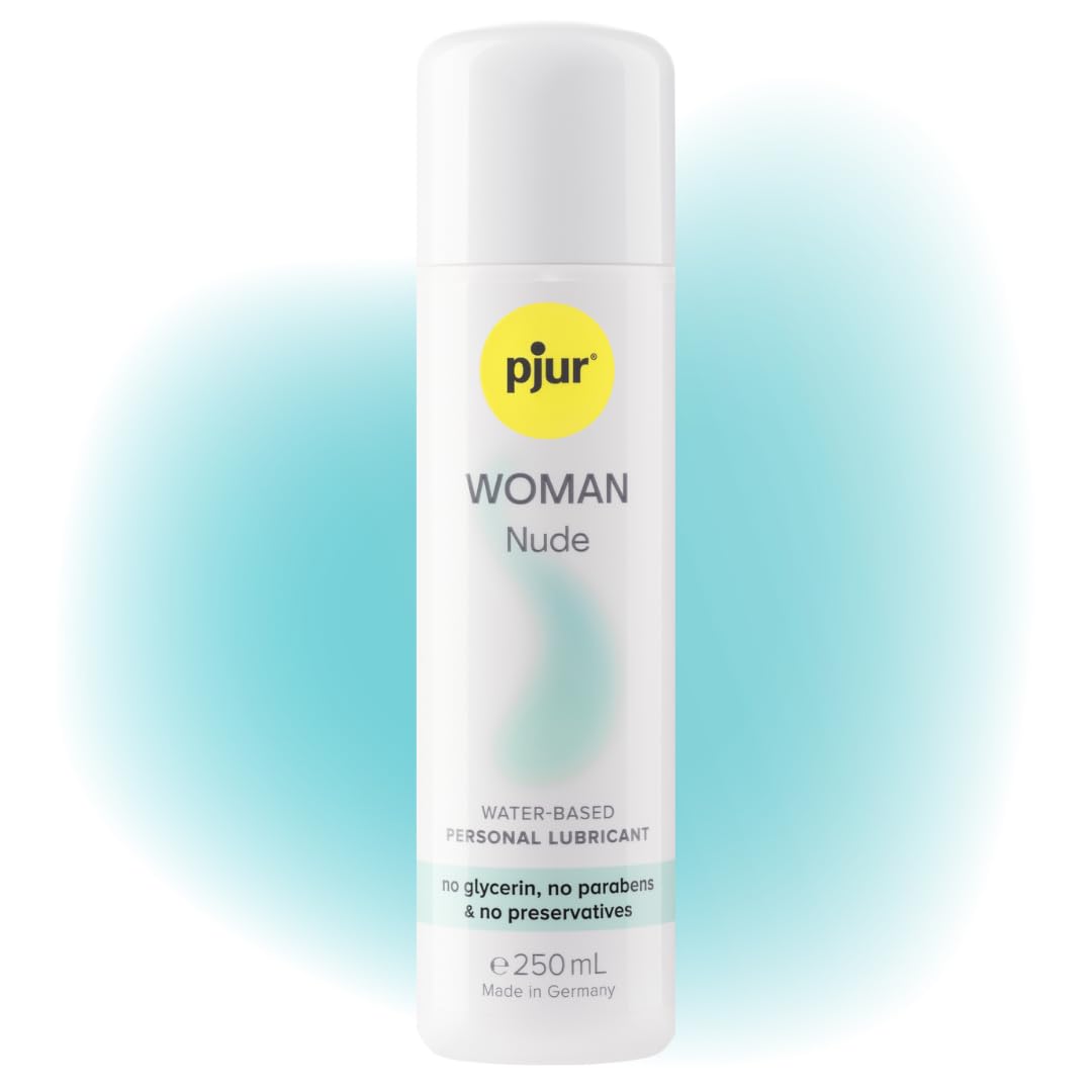 pjur WOMAN Nude (250ml) - Natürliches Gleitgel auf Wasserbasis - frei von Konservierungsstoffen & Parabenen - speziell für Frauen
