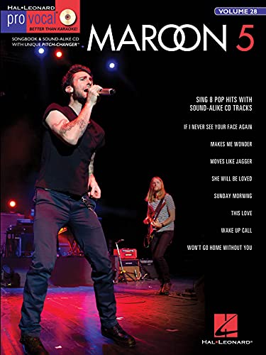 Maroon 5: Pro Vocal Men's Edition Volume 28