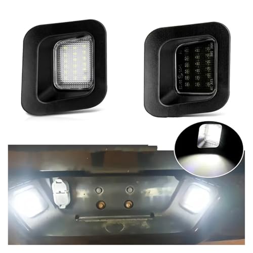 Luz Placa Matrícula Coche Dodge RAM para Renovar Iluminación Amarilla Trasera 2