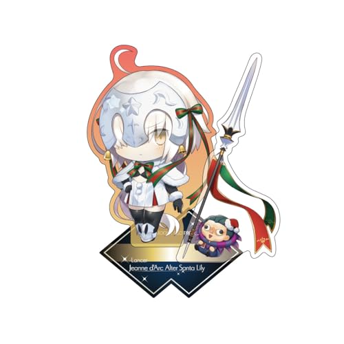 アルジャーノンプロダクト Fate/Grand Order きゃらとりあ アクリルスタンド ランサー/ジャンヌ・ダルク・オルタ・サンタ・リリィ 約W100×H100mm アクリル製 アルジャーノンプロダクト Fate/Grand Order きゃらとりあ アクリルスタンド ランサー/ジャンヌ・ダルク・オルタ・サンタ・リリィ 約W100×H100mm アクリル製