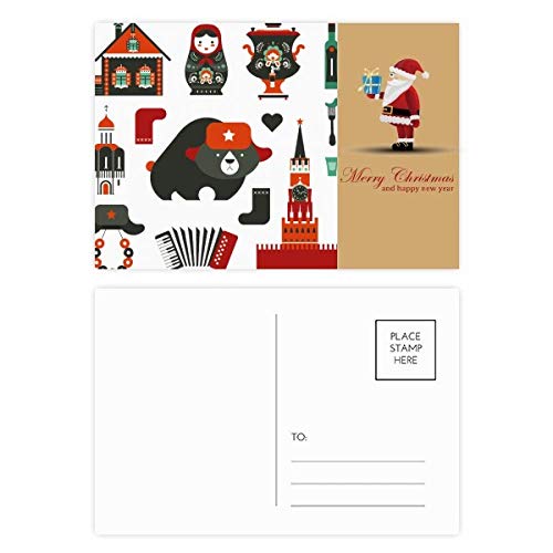 Cartes postales russes ours et Père Noël parfaites pour collectionneurs