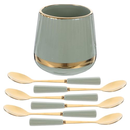 Cucharas de café verde claro para crear momentos inolvidables en tus cenas y meriendas 2