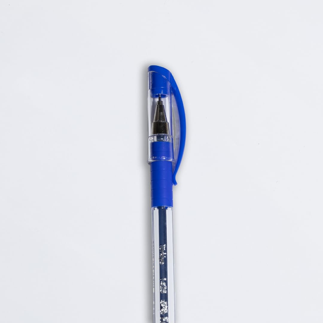 Faber-Castell İğne Uç Tükenmez Kalem Seti, 10’lu, Mavi, 0.7 mm, Rahat Yazım, Ergonomik Tutuş
