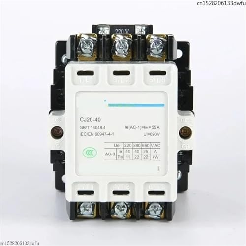 Contacteur CA triphasé CJ20 40A robuste relais de puissance 220V - 4