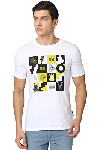 Image of Van Heusen Men's Cotton Slim Fit T-Shirt