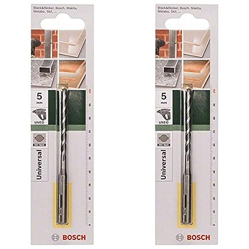 Bosch 2 609 256 911 - Broca multiuso SDS-Quick (Paquete de 2)