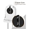 JACKYLED Screw Type T8 Lamp Holder with Wires 50-Pack UL Non-shunted Tombstone Light Socket for LED Fluorescent Tube Replacements