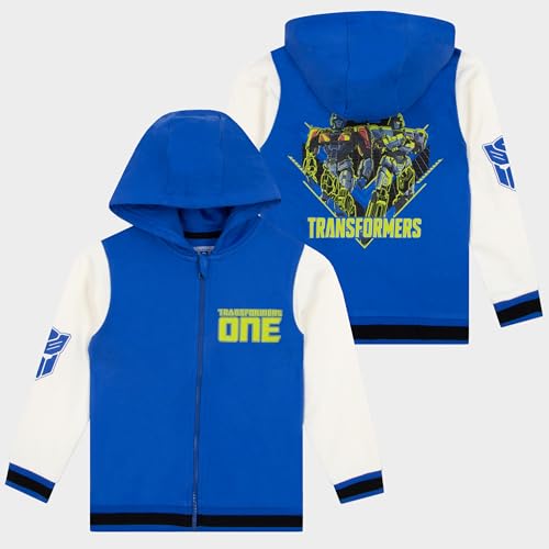 Transformers Sweat à Capuche Autobots Sweat Garçon Coton | Megatron Et Optimus Prime Hoodie | Bleu 6-7 Ans – vue 8