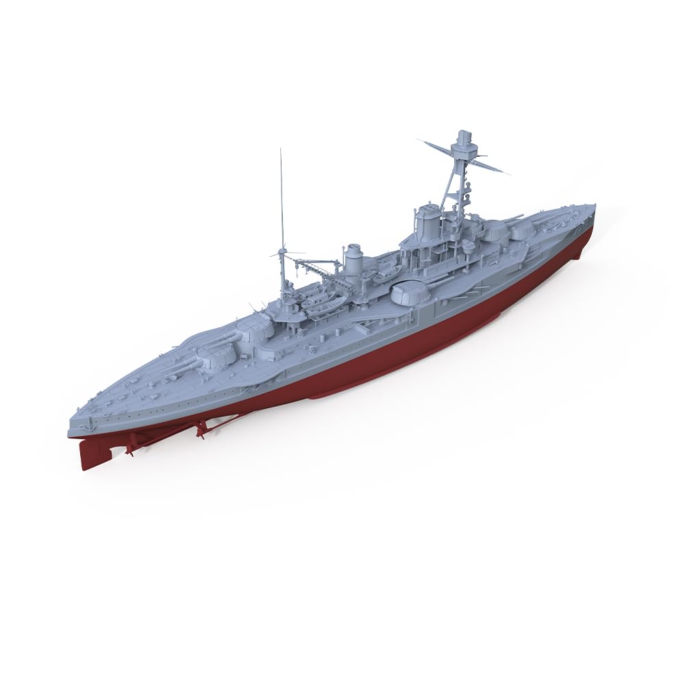 MRY-SFW 1/600 wojskowy model zestaw Francja Navy Courbet pancernik pełny kadłub
