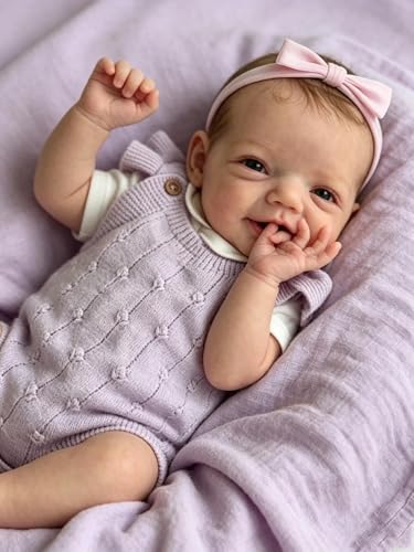 Muñeca Reborn Bebé Niña Realista 20 Pulgadas Sonriente miniatura 5