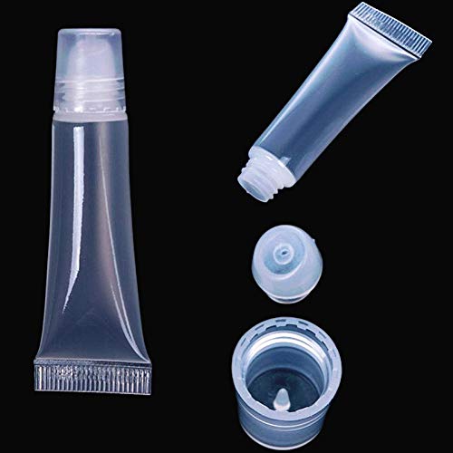 Preisvergleich Produktbild WWLZ Beauty Tools Leere transparente Lippenbalsam Tuben Behälter Kosmetische Lippenstiftflaschen Beauty Makeup Tools Zubehör