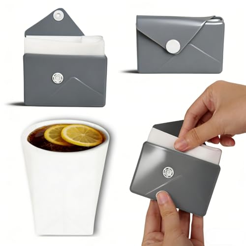 LEIAIRUI Silicone Collapsible Travel Cup, Portable Foldable Water Cup,Reusable Leak-Proof