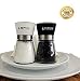 Refillable Salt and Pepper Grinder Set - Multi-Function Pepper Mill - Spice Grinder - Salt and Pepper Shakers - Sleek, Sophisticated Spice Mill- Durable, High Grade Ceramic Adjustable Grinding Core