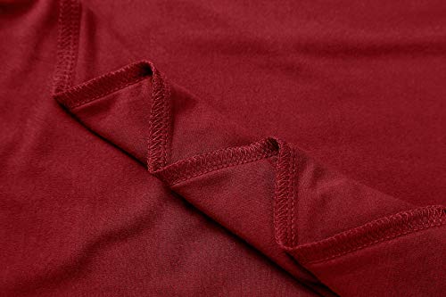 Image of Herou Womens Long Sleeve Turtleneck Slim Fitted Lightweight Casual Active Layer Tops Shirts