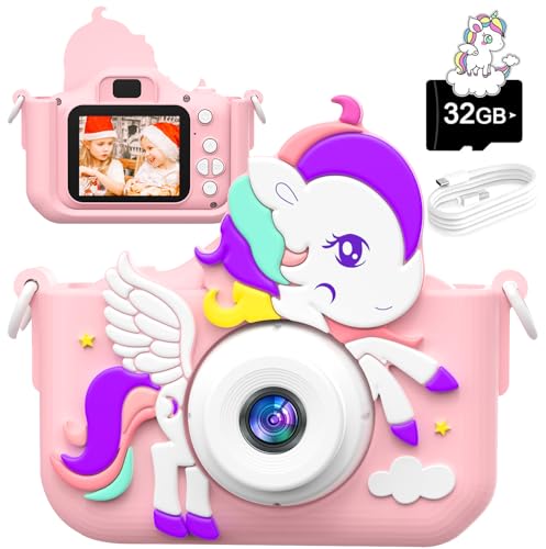 Macchina Fotografica Bambini, Joltix 2.0 Pollici Fotocamera Istantanea Bambini, 1080P HD...