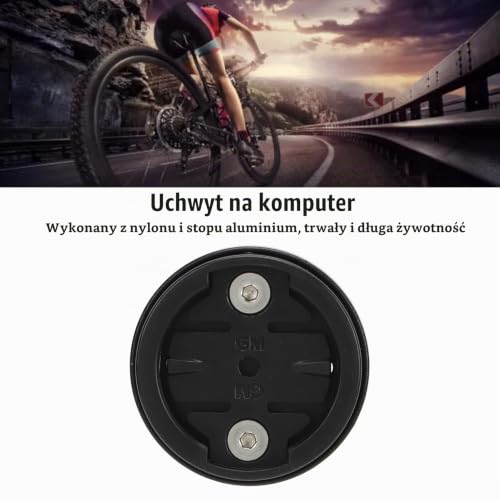 Uchwyt na Komputer Rowerowy, Nylonowy Uchwyt na Komputer do Roweru Górskiego ze Stopu Aluminium, do Lampy Tylnej Rock