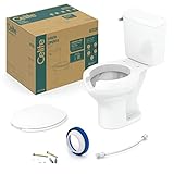 Kit Vaso Sanitário com Caixa Acoplada com acionamento lateral e Assento com abertura Acesso Celite
