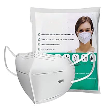 janis care N95 Anti-Pollution Face Masks Reusable, 5-Layer Filtration, Non-Woven Fabric, Ear Loop Style, Without Valve Unisex Fold-Flat Design (Pack of 10 8)-image-45