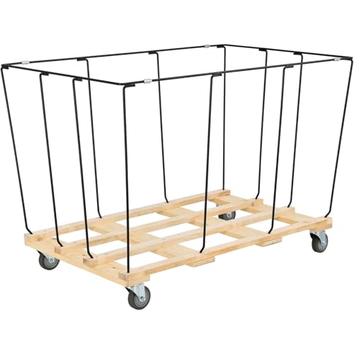 Carretilla de vinilo azul 54" L x 34" W x 36" H miniatura 6