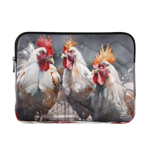 Funda para Laptop Roosters Painting 13-14 Pulgadas miniatura 1