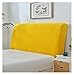 Pokrowiec na zagłówek łóżka Headboard Pokrywa Headboard Pokrywy do Single/King/Podwójne Łóżeczek Główka Slipbover White Light Grey Różowy Stretch Meble Ochronna Pokrywa dla Łóżka Oparcie Pokrywa P