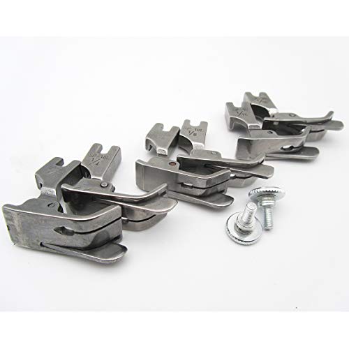 6 Piezas Pies Prensatelas Industrial para Máquina de Coser miniatura 3