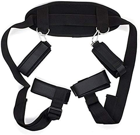 Bed Restraints Kit System, RunSnail Wrist Thigh Leg Restraint Straps Ankle Hand Cuffs for Adults Couples