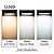 LUNO A19 Dimmable LED Bulb, 9.5W (60W Equivalent), 800 Lumens, 2700K (Soft White), Medium Base (E26),UL & Energy Star (4-Pack)