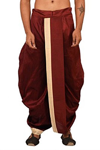 Dhoti ROYAL Kurta mezcla de seda hombre ropa tradicional india