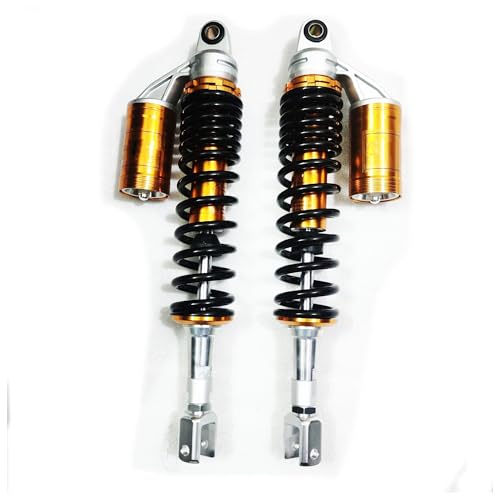 Amortisseur arrière de moto fourche 370mm suspension moto Suzuki ressort 8mm axe 20mm