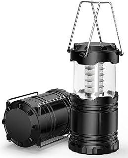 Sahara Sailor LED Camping Lantern, Collapsible Portable LED Lanterns, Battery Powered Emergency Light, Lightweight Waterproof, for Camping, Hiking, Garden, Outages