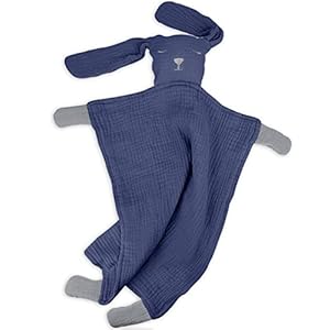 Lulu moon Schmusetuch Baby, Baby Geschenk zur Geburt Junge und Mädchen, Schnuffeltuch 38 × 30 cm