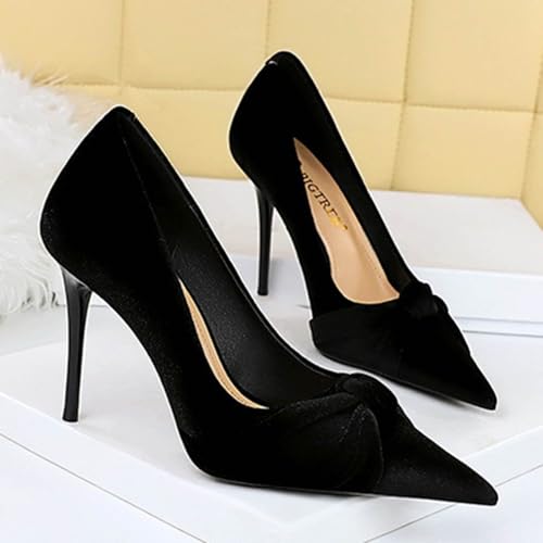 Chaussures de banquet à talons hauts confortables noir 40