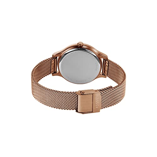 Fossil gold stainless steel luxury watch – image 3