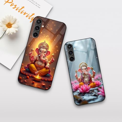 Image of COLORflow Back Cover Compatible with Samsung Galaxy S23 FE 5G | Ganesh Ji, Lord Ganesha Customized | Shockproof TPU Bumper with Camera Protection Back Cover Compatible with Samsung Galaxy S23 FE 5G