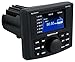 Rockville RGHR-ZA 4 Zone Marine Gauge Hole Digital Media Receiver, 72W, Bluetooth App Control, Wired Remote, IP66 Waterproof, for Boats and Marine Audio Systems