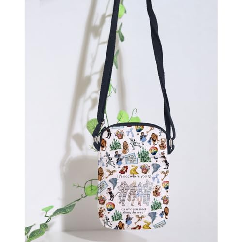 MAOFAED Wizard Crossbody Bag, It's Not Where You Go, It's Who You Meet Along The Way, Halloween Party Favor 6