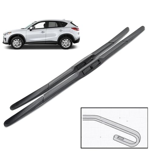 Balai d'essuie-glace pour Mazda CX-5 2012-2017 lames de pare-brise avant