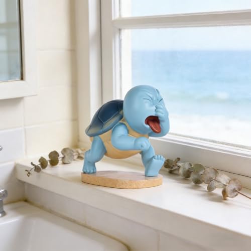 Estatua Decorativa de Tortuga Marina Divertida para Baño miniatura 5