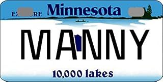 Personalized Minnesota 2014 Bicycle Replica License Plate Any Name