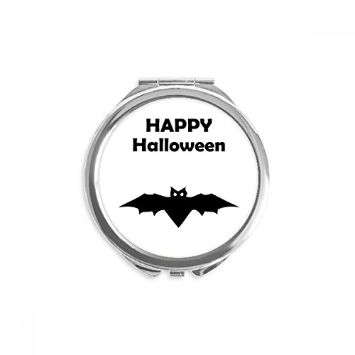 Miroir Halloween fantôme pour maquillage de soirée et retouches de poche multicolore