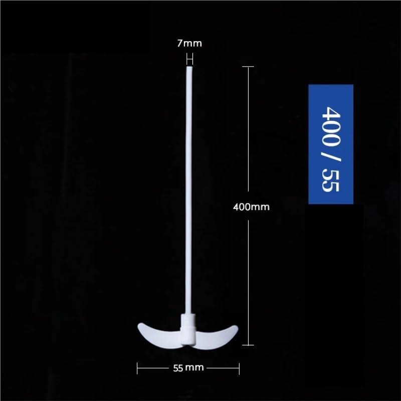 Agitador de varilla de PTFE Varilla agitadora de PTFE, resistente a la corrosión por ácidos y álcalis, consumibles de laboratorio, 400-700x55-175 mm(400mmx85mm)
