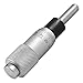 Aexit 0.01mm Accuracy Micrometers 0-25mm Pointed Micrometer Head Silver Micrometer Heads Tone Black
