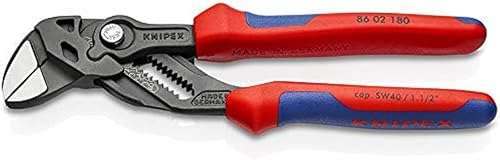 KNIPEX Herramientas - Llave de alicates acabado negro multicomponente 8602180