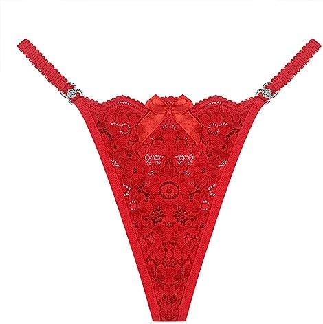 Kobiety Damskie Koronkowe Stringi Oddychające G-strings Majowani Majtki