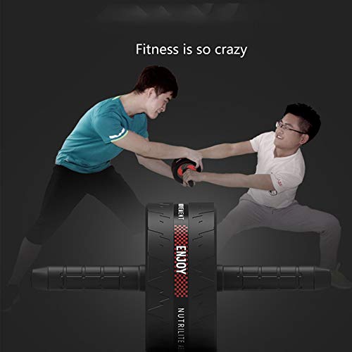 Rolo de equipamento de fitness para exercícios abdominais, equipamento de fitness em casa, rolo de e