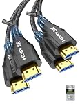 Cratree – Cratree HDMI Kabel 1meter 2 Stück 8K - Zertifiziertes Ultra 
